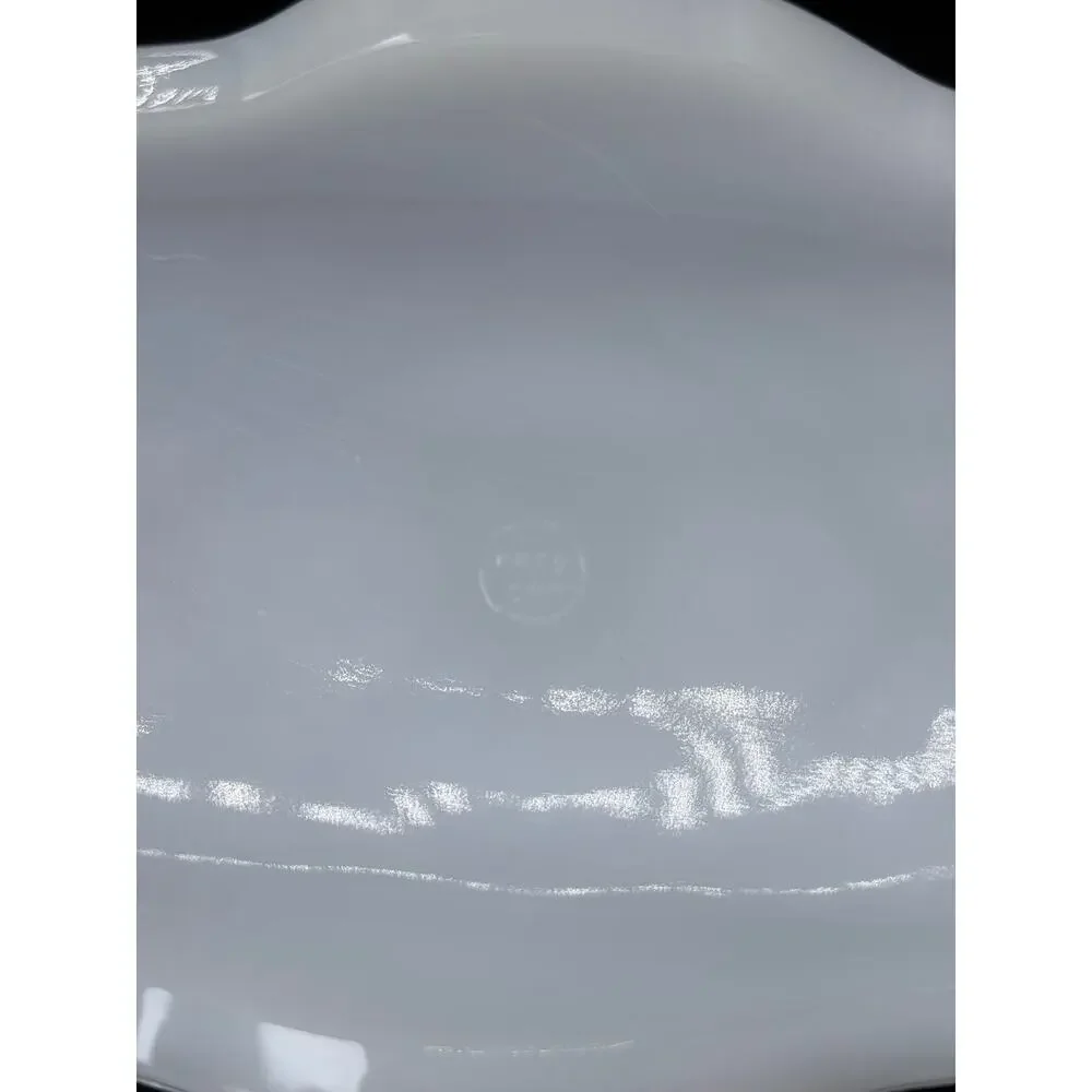 Vintage McKee Pressed Cut Milk Glass Relish Dish – Early American EAPG